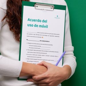 3 plantillas de Contratos Conductuales para el uso de móviles/pantallas (ESP y CAT)